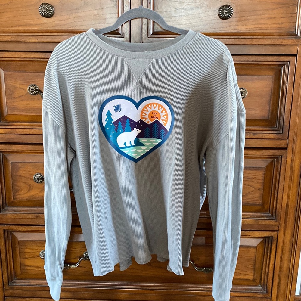 ❄️Life Is Good Thermal T-Shirt❄️